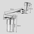 thumbnail image 3 of Aireadores de grifo universales Extensores de grifo de rotación de 360/1440 grados para cocina (C) Sywqhk Libre de BPA, 3 of 8