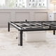 thumbnail image 5 of Base de Cama Metálica– Cama Plataforma sin Resorte, Rieles de Acero, Almacenamiento Debajo de la Cama, Silenciosa, Fácil de Armar, Color Negro, 5 of 8