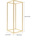 thumbnail image 6 of 4x Metal Flower Stand Gold Column Rack for Stage Balloon Flower Arrangement 60cm, 6 of 7