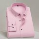 thumbnail image 1 of pstuiky camisa de manga larga para hombre, Camisa de negocios para hombre con cuello abatible y botones de manga larga Tops de hombre l, 1 of 5