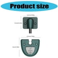 thumbnail image 5 of TIERPOP Without Drilling Mechanical Quiet Door Stop Portable Sturdy Catching for Floor Use with Adhesive Pad and Screws, 5 of 15