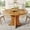 Brown, variant on Tribesigns Round Dining Table for 4-6, 47.24-Inch Farmhouse Kitchen Table, Wood Dining Table with Pedestal Base, Small Dinner Table for Dining Room,Living Room, Small Space