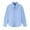Blue#9527, variant on BOOMNY Unisex Boys Girls Suit Shirts Long Sleeve Buttons Dress Shirts for Boys Solid Color Breathable Loose Fit Cozy Party Wedding Formal Tops