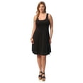 thumbnail image 2 of Women's Plus Size Sleeveless Tank Knee-Length Dress, 2 of 5