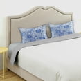 thumbnail image 3 of Coolnut Blue Mexican Ceramic Satin Pillowcase for Hair and Skin Silk Pillowcase, King Size(20x40 inches) - Slip Cooling Satin Pillow Covers with Envelope Closure（108） Home Decor Gifts, 3 of 7
