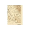 thumbnail image 2 of Topographical Map - San Jose California Quad - USGS 1899 - Vintage Wall Art, 2 of 4