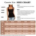 thumbnail image 7 of Thermal Tank Top for Women Fleece Lined Square Neck Camisole Warm Underwear Sleeveless Baselayer Undershirt, 7 of 7