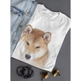 thumbnail image 3 of Beautiful Shiba Inu Dug T-Shirt Women -Image by Shutterstock, Female Large, 3 of 4