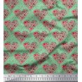 thumbnail image 1 of Soimoi Rayon Fabric Bird & Heart Decor Fabric Printed Yard 42 Inch Wide, 1 of 3