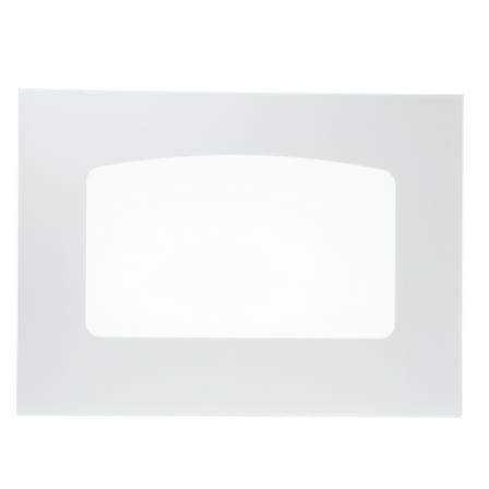 General Electric RANGE OVEN DOOR GLASS WHITE WB56T10187