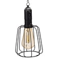 thumbnail image 3 of Evergreen 19.6" Solar Hanging Lantern with Chain and LED Bulb, Squared, 3 of 3
