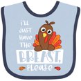 thumbnail image 3 of Inktastic I'll Just Have the Breast, Please Cute Turkey Boys or Girls Baby Bib, 3 of 4