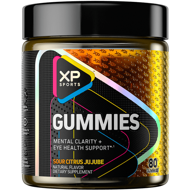XP Sports Gummies, Sour Citrus JuJube, 80 Ct