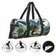 thumbnail image 3 of Balery Lake Forest Dinosaur A Bolsa de Gimnasio para Mujeres y Hombres, Bolsa de Viaje Impermeable, Bolsa de Fin de Semana con Compartimento para Zapatos y Bolsillo Húmedo, 3 of 6
