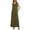 Army Green, variant on Maxi Dress Summer Dresses 2026 Beach Vacation Clothes Sleeveless Sundresses with Pockets Boho S-2XL