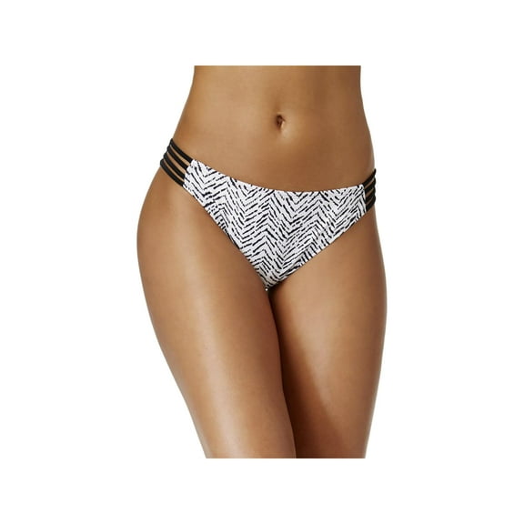 Hula Honey Womens Wild Ways Animal Print Strappy Swim Bottom Separates