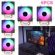 thumbnail image 5 of Enfriador CPU RGB 2 Tubos Calor 9cm Ventilador Accesorios Computadora para INTEL, 5 of 7