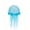 Sky Blue, variant on HCBY Jellyfish Stress Relief Toy, 3.15x1.57 in, Soft Gel Squeshy Fidget Squeeze Toy with Textured Tentacles for Anxiety Relief, 3 Colors