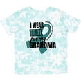 thumbnail image 3 of Inktastic I Wear Teal for My Grandma Ovarian Cancer Awareness Boys or Girls Toddler T-Shirt, 3 of 5