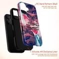 thumbnail image 4 of Abstract Animal Collage Phone Case, Mixed Media Art Protective Cover for iPhone 16 15 14 13 12 11 Pro Max Plus Mini, 4 of 6