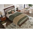 thumbnail image 3 of AFI Orleans Full Solid Wood Low Profile Sleigh Platform Bed, Walnut, 3 of 12