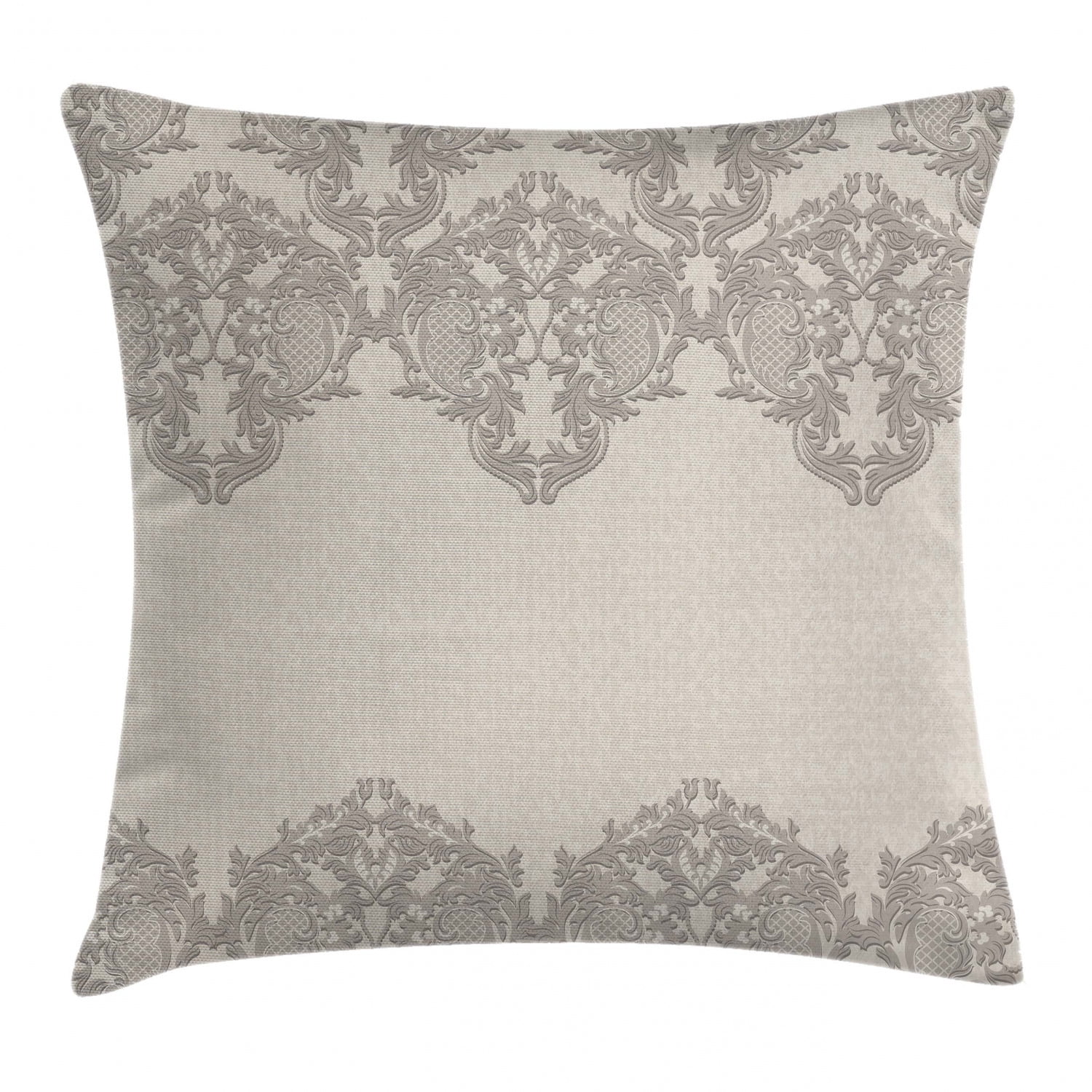 Taupe Lace Like Framework Borders with Details Delicate Intricate Retro Dated Print Ambesonne Taupe Throw Pillow Cushion Cover Decorative Square Accent Pillow Case 16 X 16 