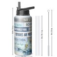 thumbnail image 4 of 32oz Active Elite Water Bottle Holiday gifts Themed Themed Triple Walled Insulated Stainless Steel With Straw Leak Proof, 4 of 5