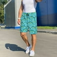 thumbnail image 5 of Daiia Beautiful Seashells Mens Woven Stretch Pajama Short,Short Pajama Pants-3X-Large, 5 of 9