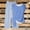 (Fashion 10)Blue, variant on Aimik Lounge Sets for Women Twist Front Top and Striped Wide Leg Pants Summer Casual Womens Outfits Womens Striped Vacation Outfits