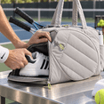 thumbnail image 6 of Women’s Tennis Tote Bag – 3-in-1 Crossbody Tennis Bag for 2 Rackets w/ Shoe Compartment & Wet Bag, Gym & Pickleball, 6 of 6