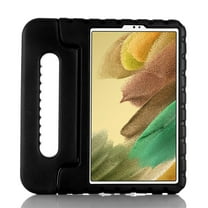 For Samsung Tab A7 Lite Case 8.7" 2021 Model SM-T220, Kids Shockproof Lightweight EVA Full Rugged Protective Convertible Handle Stand Cover, Black