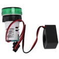 thumbnail image 4 of Mini voltímetro digital amperímetro 22 mm redondo Ac 50-500v 0-100a (verde) Afortunado Sencillez, 4 of 5