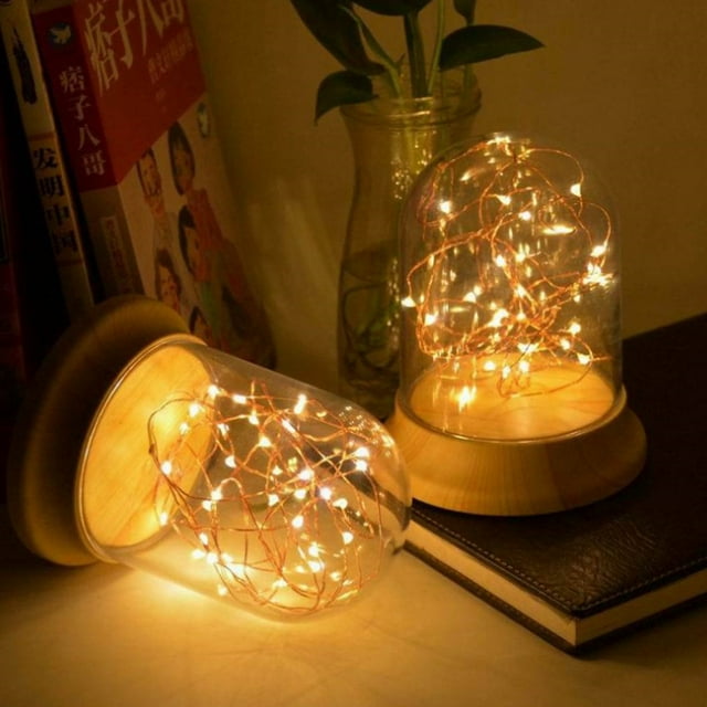Lámpara de Noche Pequeña con USB onlyliua, Lámpara de Mesa de Lectura LED para Cabecera