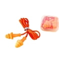 thumbnail image 2 of Tapones para los oídos de natación con cable, antiruido, impermeables, insonorizados, de silicona, con cable para trabajar y estudiar, 2 of 5