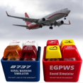 thumbnail image 2 of Mini Aviation Cockpit Keychain, Pilot and Crew Alert Keychain, Realistic EGPWS Flight Warning Sound Simulator, 2 of 5