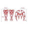 thumbnail image 2 of Acaige Motorcycle Flame Sticker For Gas Tank & Fender Decals Vinyl  Red Color, 2 of 5
