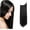 Dark Black, variant on SAYFUT 22 Inch Hair Piece Long Synthetic Hairpiece Invisible Wire Headband for Women Secret Elastic Fish line Hairpiece Hidden Straight Long Synthetic Hair Extension,Light Ash Blonde & Bleach Blonde