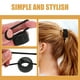 thumbnail image 2 of 6 piezas de coleteros de metal para mujer, accesorios para el cabello, hebillas para coleteros., 2 of 6