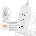 thumbnail image 1 of Protector contra sobretensiones Power Strip KPQ a prueba de agua, 3 tomas de corriente alterna, 1 of 6