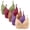 B, variant on 5PCS Women's Soft Cup Everyday Bras - Solid Color Thin Padded Wireless Comfortable Underwear, Breathable Lightweight for Daily Wear with Adjustable Straps E