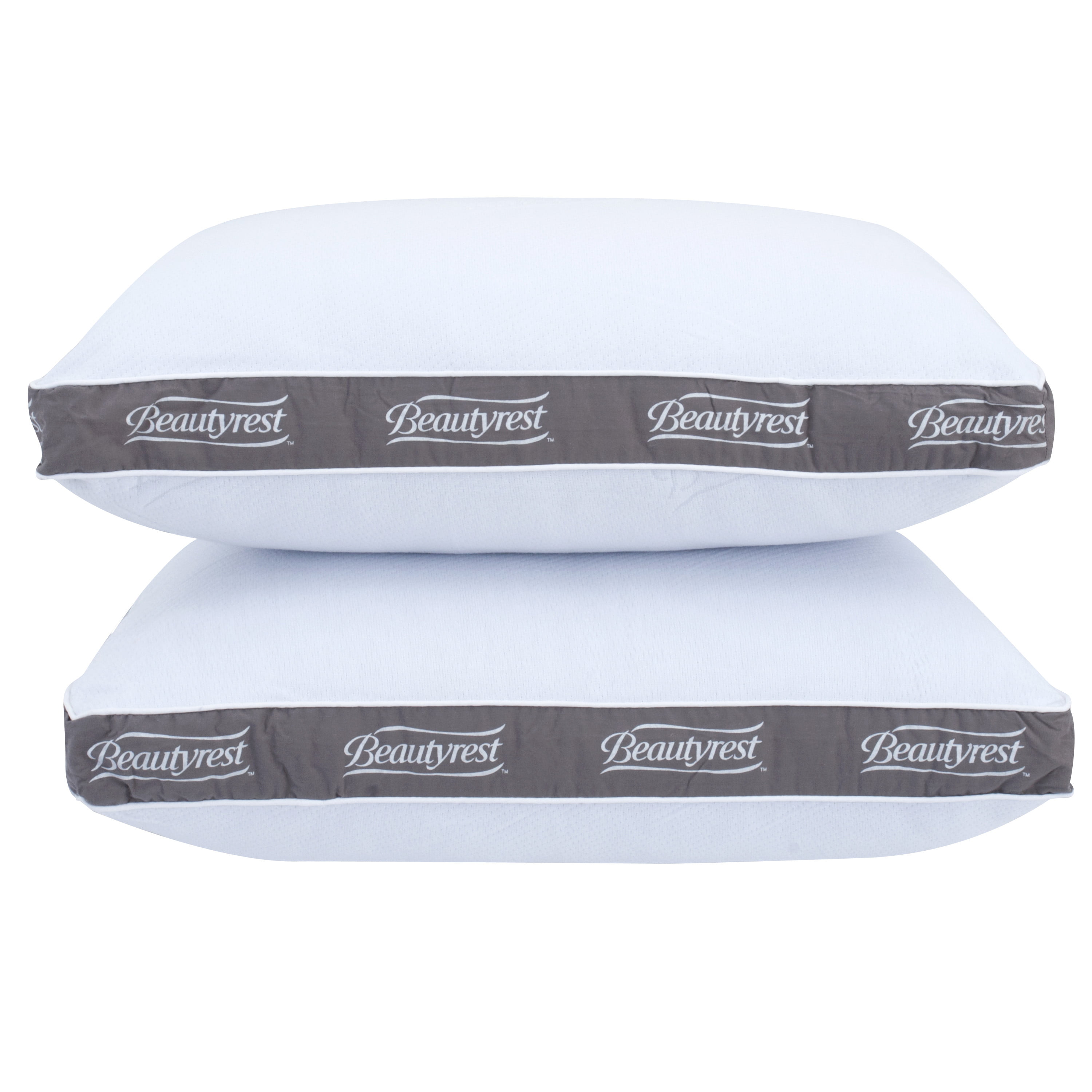 two beautyrest pillows.