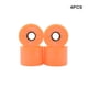 thumbnail image 4 of Ruedas de monopatín Soidarity 4 piezas de cuero Naranja, 4 of 6