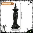 thumbnail image 3 of Halloween Decoration Cracker Barrel Witch Statue Halloween Witch Figurine Desktop Ornament for Table, 3 of 8