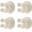 White, variant on 4 pcs Silicone Toothbrush Holder Multi-Function Hook Waterproof self Adhesive Single Toothbrush Hook Plug Holder for Wall for Hanging Bathroom Kitchen Living Room Office