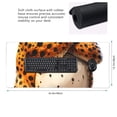 thumbnail image 2 of Hirioo Cartoon Cheetah With Attitude for Mouse Pad ,Anti-Slip Base, Durable Stitched Edges, Perfect for Gaming, Office, and Home Use,16x35.5in, 2 of 9