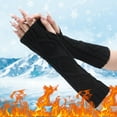 thumbnail image 2 of Skpblutn Glove For Windproof Elastic Texting Black Thermal Christmas Gift For S Winter Warm Gloves Black One Size, 2 of 6