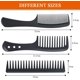 thumbnail image 2 of BEMS-Juego de 3 piezas (negro)Peines de peluquería, peines de dientes anchos, calor, 2 of 5