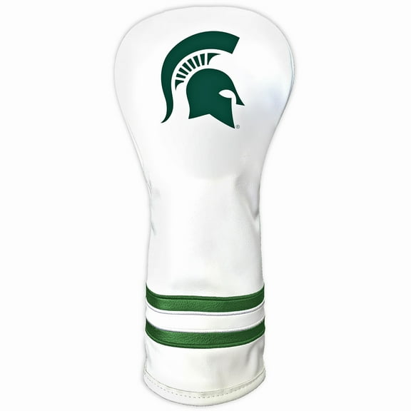 White Michigan State Spartans Driver Headcover