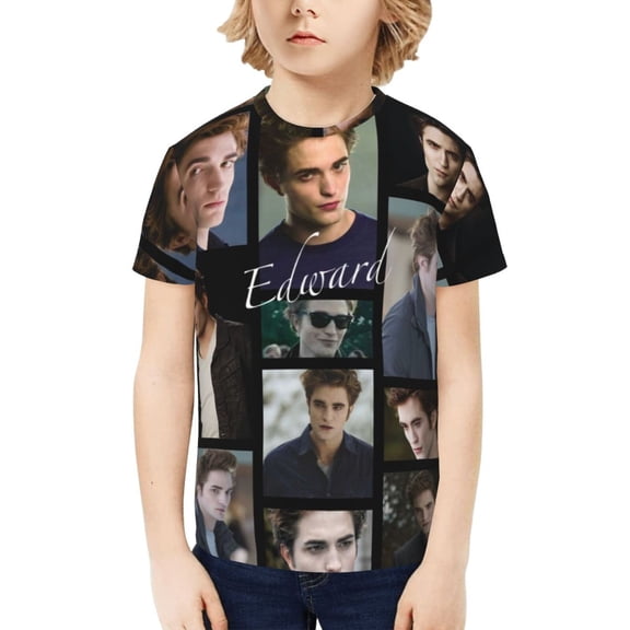 The Twilight Saga T-Shirt for Boys Girls Youth, 3D Printed Graphic T-Shirts Short Sleeve Summer Casual Tee Shirts for Kids