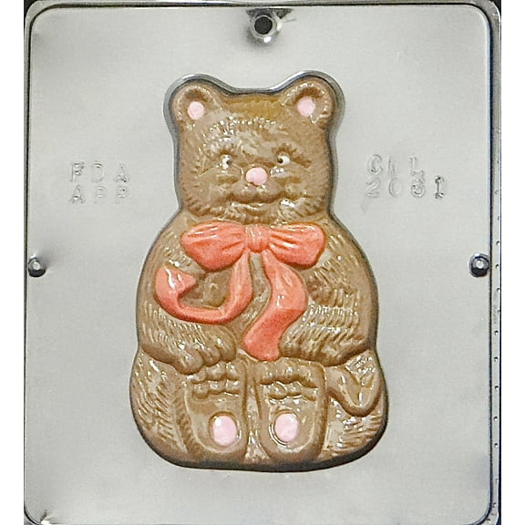 2061 Christmas Bear Chocolate Candy Mold